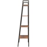  Samostojeće police s 5 razine tamnosmeđe i crne 56x35x140 cm | shoptok.hr