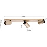 Orion spot svetiljka SEAN 3xGU10/13W/230V zlatna | Eponuda.com