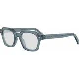 THIN 2 DOTS Thin Blue Geometric Eyeglasses - ONE SIZE (49)