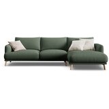 Micadoni Zelena kotna sedežna garnitura (desni kot/z ležalnikom) Naomi – | Shoptok.si