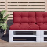  Jastuk za palete boja vina 70 x 40 x 12 cm od tkanine | shoptok.hr