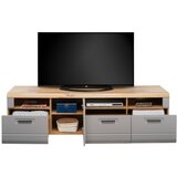 Mömax tv-element auris, barva hrasta, siva | Shoptok.si