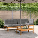 vidaXL 3-dijelni set vrtnih sofa od paleta s jastucima od drva bagrema | shoptok.hr