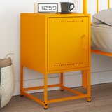vidaXL Noćni ormarić boja senfa 36 x 39 x 60,5 cm čelični | shoptok.hr