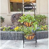  Dekoracija za vrt STALAK SA DVIJE TEGLE KOKO 36x33x120cm | shoptok.hr