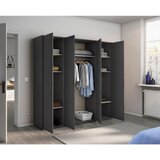 Rauch Möbel OMARA S KLASIČNIMI VRATI, siva | Shoptok.si