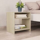 Furnova Nočne omarice 2 kosa sonoma hrast 40x30x40 cm iverna plošča, (21927061) | Shoptok.si