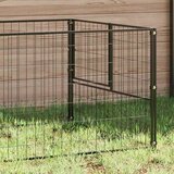  Kavez za pse crni 8 m² čelični | shoptok.hr
