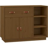  Komoda smeđa boja meda 98,5x40x75 cm od masivne borovine | Eponuda.com