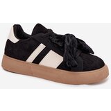 Boto Women's Sneakers With Suede Bow Black Ashlyn | shoptok.hr