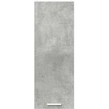 Viseći ormarić 2 pcs Beton siva i bijela 30 x 31 x 80 cm | Eponuda.com