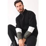 Dewberry 1041 MENS SWEATSHIRT-BLACK
