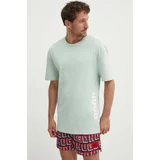 Hugo Kratka majica za plažo zelena barva
