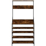  Stalak za odjeću i cipele boja hrasta 90x34x184 cm | shoptok.hr