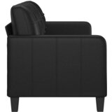  Trosjed crni 180 cm od umjetne kože | shoptok.hr