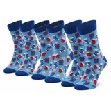 Rainbow Socks Set 3 parov unisex visokih nogavic Xmas Socks Balls Mix Gifts Pak 3 Pisana