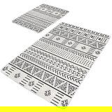 Mila Home Crno-bijele kupaonske prostirke u setu 2 kom 60x100 cm – | shoptok.hr