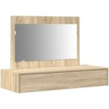 vidaXL Zidni toaletni stol Sonoma hrast 100x40x70 cm Cijene