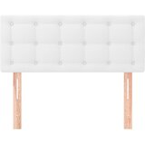  Uzglavlje bijelo 100x5x78/88 cm od umjetne kože | Eponuda.com