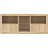 vidaXL Komoda s LED svjetlima boja hrasta sonome 162 x 37 x 67 cm | shoptok.hr
