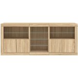 vidaXL Komoda z LED lučkami sonoma hrast 162x37x67 cm | Shoptok.si