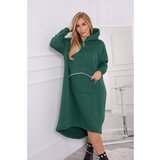 Kesi Insulated dress with a hood dark green | Shoptok.si