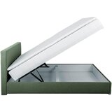CARRYHOME POSTELJA Z VZMETNICO 140 cm x 200 cm , tekstil zelena | Shoptok.si