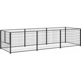  Kavez za pse crni 3 m² čelični | shoptok.hr