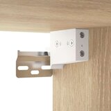 Ormarić s ogledalom LED boja hrasta sonome 76 x 15 x 55 cm | shoptok.hr