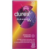 Durex Pleasure Me - kondom z rebrastimi pikami (10 kosov) | Shoptok.si