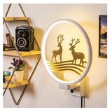 Opviq XMAS30 Zidna lampa, bijelo-zlatna | Eponuda.ba