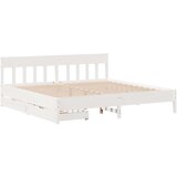vidaXL Okvir kreveta bez madraca bijeli 180x200 cm od masivne borovine | shoptok.hr