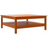  Stolić za kavu voštano smeđi 100x100x40 cm od masivne borovine | Eponuda.ba