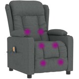  Masažna fotelja od tkanine tamnosiva | shoptok.hr