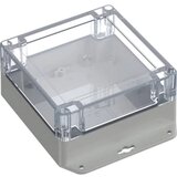 TRU COMPONENTS 6U07121206639 TC-13865324 industrijsko kućište 151.4 x 121.4 x 60 polikarbonat svijetlosiva, prozirna 1 S Cijene