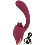 Javida jezični 2u1 vibrator (crveni) | shoptok.hr