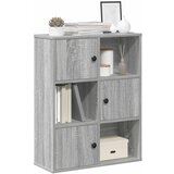 Furnova Knjižna omara siva sonoma 60x24x76,5 cm inženirski les, (21932752) Cene