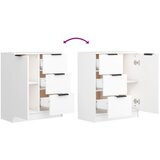 Komode 2 kom bijele 60 x 30 x 70 cm od konstruiranog drva | shoptok.hr