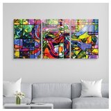 WALLXPERT dekorativna slika od kaljenog stakla (3 komada)2001 45 x 65 | ePonuda.com