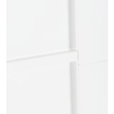 vidaXL Klizna vrata s hardverskim kompletom bijela 83x202 cm čvrsto drvo bor | shoptok.hr