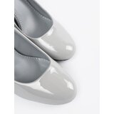 SEASTAR Light grey lacquered pumps | Shoptok.si