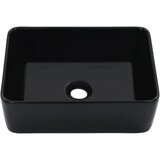 Maison Chic Umivalnik - Kopalna umivalnik - Lavabo 40x30x13 cm keramičen črn, (21684793) Cene