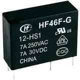 Hongfa Mrežni relej HF46F-G/005-HS1, 5 V/DC, 1 x preklopni k., 10 A, 30 V/DC/277 | Eponuda.ba