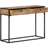  Konzolni stol 100 x 35 x 75 cm od masivnog drva manga | shoptok.hr