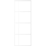  Klizna vrata od stakla ESG i aluminija 76 x 205 cm bijela | shoptok.hr