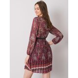 Italy Moda Dress-DHJ-SK-10201.93P-burgundy | shoptok.hr