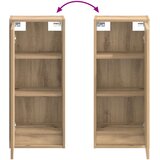  Umivaonik s policom za zid Hrast artisan 35 x 20 x 81 cm | shoptok.hr