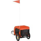  Kolesarska prikolica za hišne ljubljenčke oranžna in črna, (20812688) | Shoptok.si