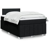  Krevet box spring s madracem crni 120 x 190 cm od tkanine | shoptok.hr