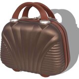vidaXL 4-Dijelni Set Čvrstih Kofera Boja Kave | shoptok.hr